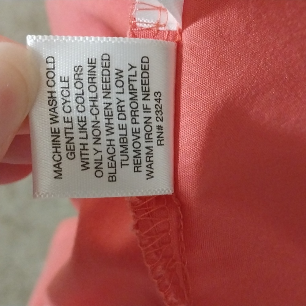 Coral blouse - Picture 7 of 7